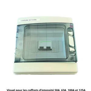Coffret DC pour batteries