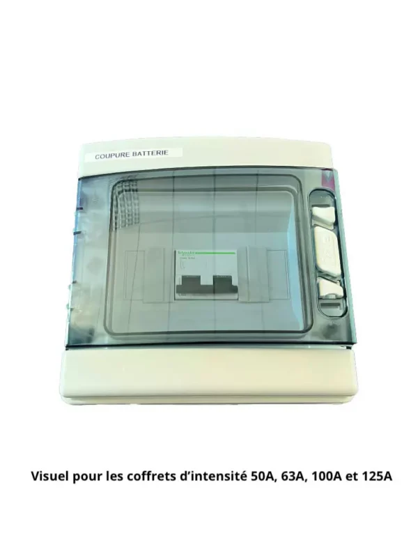Coffret DC pour batteries